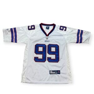 Buffalo Bills Jersey Men's Size 48 White Marcell Dareus #99 Football Reebok‎